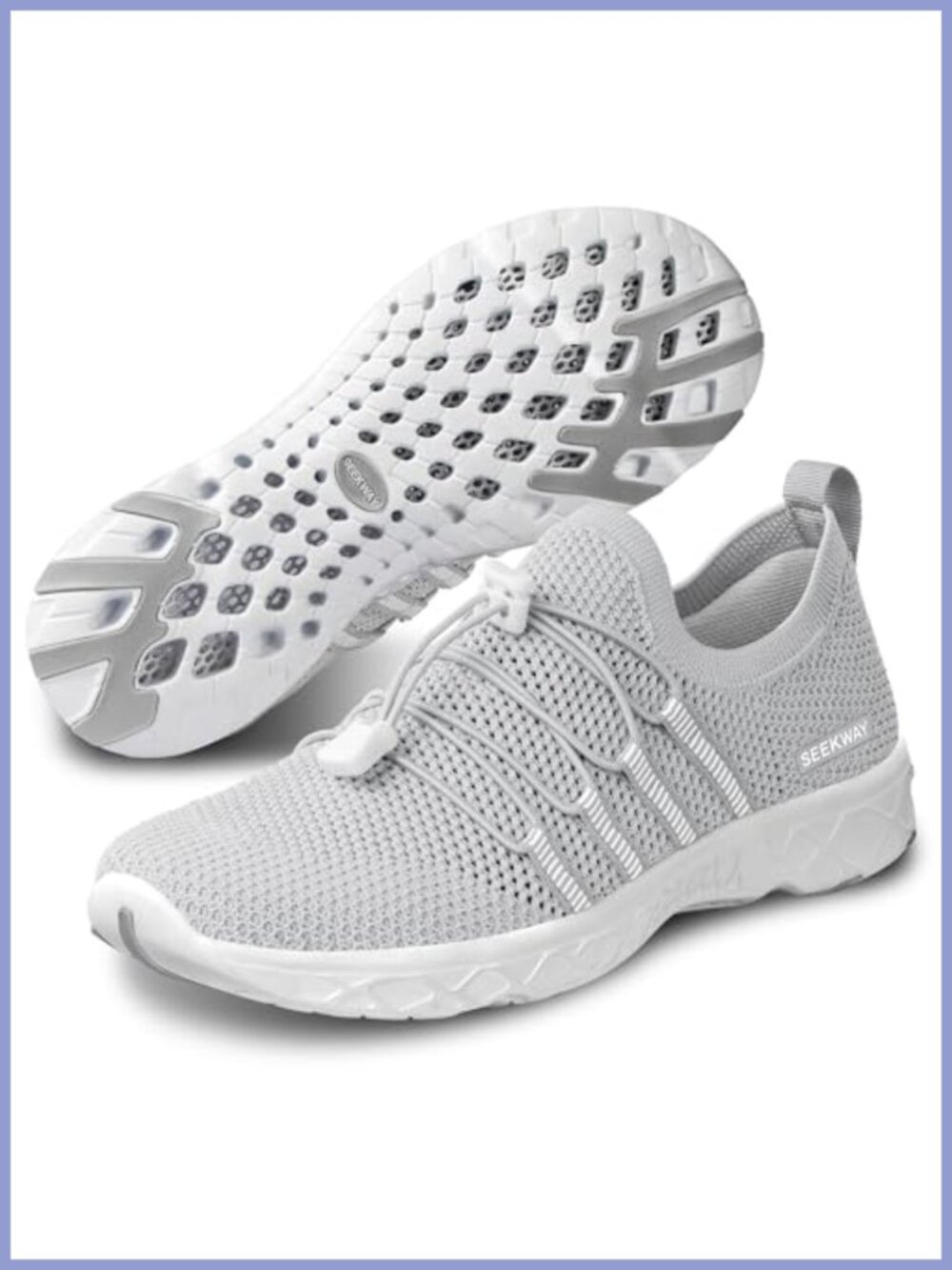 SEEKWAY Water Shoes Quick Dry Aqua Barefoot Beach Surf Hiking Pool